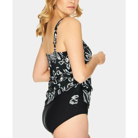 Swim Solutions One Piece Swimsuit NWT 10 NEW - Picture 3 of 5